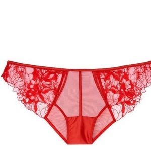 Victoria Secret VS LUXE Mesh & Lace Cheekini Panty Small